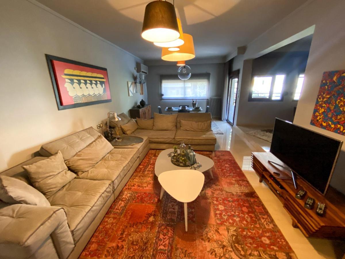Lovely Luxurious Modern Apartment In Tesalonika Bagian luar foto
