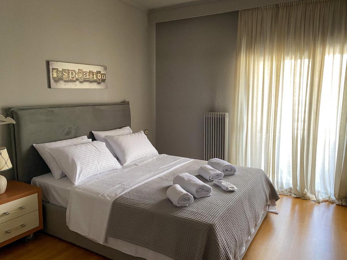 Lovely Luxurious Modern Apartment In Tesalonika Bagian luar foto